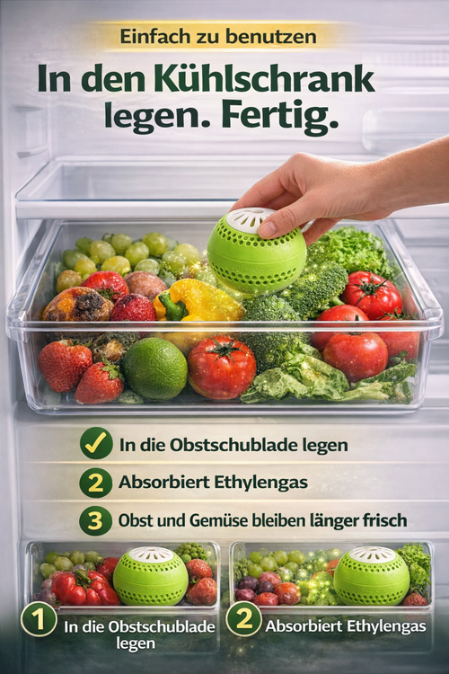 Velora Produce Saver – Hält Obst und Gemüse länger frisch