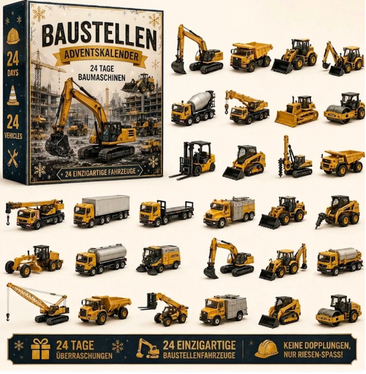 🎄 24-Tage Fahrzeug Adventskalender™ Limitierte Auflage