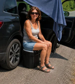 Velora™ Faltbare Campingtoilette.