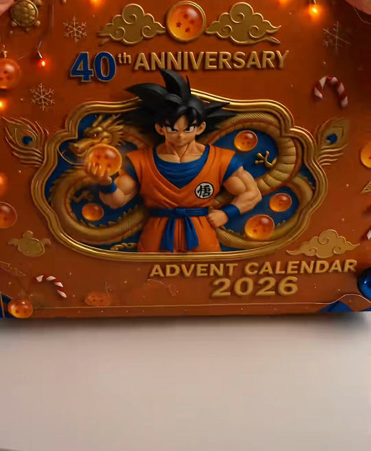 Der Deckel zum 40. Jubiläum mit Son-Goku und Shenlong in Gold