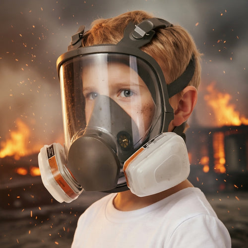 Emergency Anti-Fog Full Face Respirator