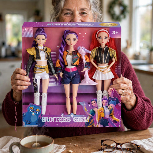 2026 Singing Dolls Set | 3 Puppen, die Golden singen | Limited Edition