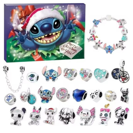 Stitch-Charms und Armband aus dem Kalender