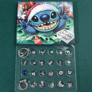 Stitch Adventskalender 2026 | 22 Charms und 2 Armbänder hinter 24 Türchen