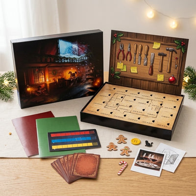 Escape Room Adventskalender, 24 Tage Rätsel, Weihnachts-Krimi-Spiel für Familien, Jugendliche und Erwachsene, ab 10 Jahren