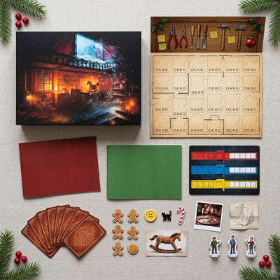 Escape Room Adventskalender, 24 Tage Rätsel, Weihnachts-Krimi-Spiel für Familien, Jugendliche und Erwachsene, ab 10 Jahren