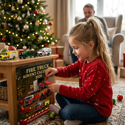 Feuerwehr Adventskalender 2026 | 24 Feuerwehrautos in Miniatur