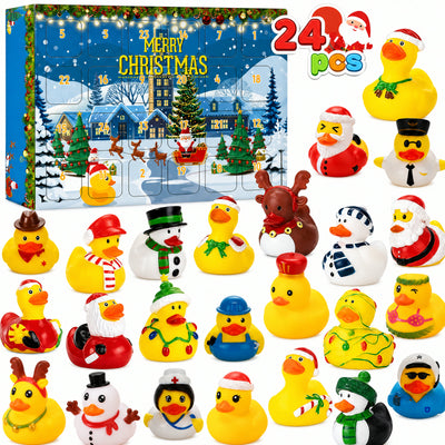 Gummienten Adventskalender 2026 | 24 verschiedene Weihnachts-Badeenten