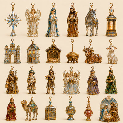 Krippe Adventskalender 2026 | 24 Figuren aus der Weihnachtsgeschichte