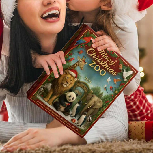 Zootiere Adventskalender 2026 | 24 Tier-Anhänger für den Baum